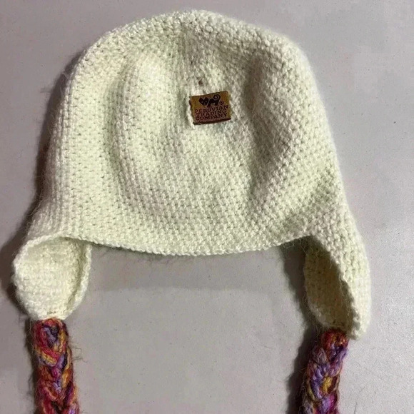 PERUVIAN HANDMADE DIA DE LA MUERTE EARFLAP BEANIE HAT main image 4